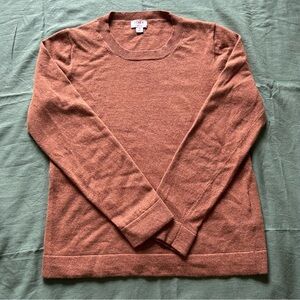 J Crew Cashmere Sweater Brown Medium
